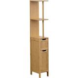 Skab Tendance MAHE 7.2 H Free Standing Linen Slim 2-Doors Storage Cabinet