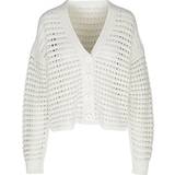 See by Chloé Dame Overdele See by Chloé Off-White Y-Neck Cardigan White