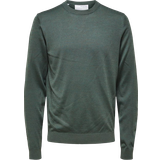 Selected Town Knit Sweater - Darkest Spruce