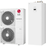 A+++ - Varmtvandsbeholder Luft-til-vand varmepumper LG Therma V R32 Hydrosplit IWT 14kW Indendørs- & Udendørsdel