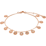 Pilgrim Charm Bracelets Armbånd Pilgrim Carol Small Filigree Coins Bracelet - Rose Gold/Transparent