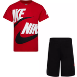 Overdele Nike Little Kid's Hibrido Cargo Set - Black
