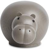 Beige Dekorationer Woud Hibo Hippopotamus Dekorationsfigur 11cm