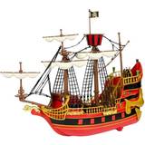 Pirater Skibe Captain Sabertooth Pirate Ship The Black Lady 47cm