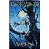 Jern Brugskunst Iron Maiden Fear of the Dark Flag Plakat