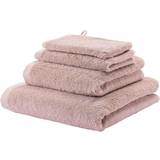 Egyptisk bomuld Håndklæder Aquanova London Gæstehåndklæde Blå, Pink, Hvid, Sort, Brun, Beige, Grøn (50x30cm)