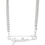 Halskæder Jean Paul Gaultier Safety Pin Necklace Silver