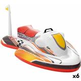 Oppusteligt legetøj Intex Oppustelig Figur til Pool Wave RIder Motorcykel 117 x 58 x 77 cm 6 enheder