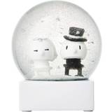 Glas - Hvid Dekorationer Hoptimist Wedding Couple Glitter Globus 10cm