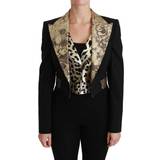 Dame - Guld Blazere Dolce & Gabbana Vest Blazer - Black