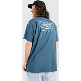 Vans Blå T-shirts & Toppe Vans Full Patch Back T-Shirt teal/watrfll/blu glw
