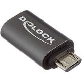 DeLock 3.1 (gen.1) Kabler DeLock Micro USB B 2.0 - USB C 3.1 (Gen1) M-F Adapter