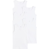 Overdele HM Cotton Tank Tops 5-pack - White