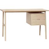 Egetræ skrivebord møbler Hübsch Architect Skrivebord 57x120cm