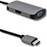 Qoltec USB C Kabler Qoltec Videoadapter