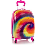 Hårde Børnekufferter på tilbud 18" Tie Dye Carry-On Spinner Luggage