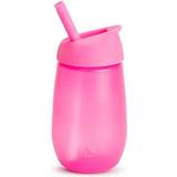 Munchkin Babyudstyr Munchkin Drikkeflaske fra Simple Clean Straw Cup Pink 12m