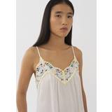 See by Chloé Overdele See by Chloé Embroidered slip top Pink 100% Viscose