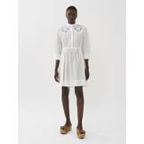 See by Chloé Kjoler See by Chloé Embroidered shirt dress White 100% Cotton