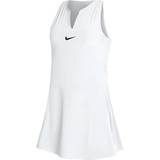 Dame - Ærmeløs Kjoler Nike Women's Dri-FIT Advantage Tennis Dress - White/Black
