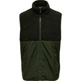 Only & Sons Herre Veste Only & Sons Ben Sherpa Mix Outer Vest - Green/Raisin