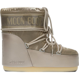 Satin Sko Moon Boot Icon Low Glance - Platinum