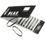 Let Hårtilbehør Blax Snag-Free Hair Elastics Black 8-pack