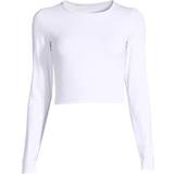 Casall Træningstøj T-shirts Casall Crop Long Sleeve T-shirt - White