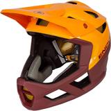 Endura Cykeltilbehør Endura MT500 Full Face Helmet - Tangerine