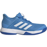 28 Ketsjersportsko adidas Kid's Adizero Club Tennis Shoes - Pulse Blue/Cloud White/Glow Blue