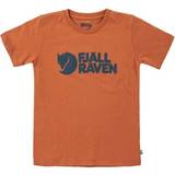 Orange T-shirts Børnetøj Fjällräven Kids Logo T-shirt Terracotta Brown