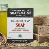 Reparerende Hudrens Chagrin Valley Soap & Salve Patchouli Hemp Soap 164g