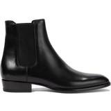 12,5 - Læder Støvler Saint Laurent Wyatt - Black