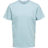 Selected Norman T-shirt - Celestial Blue Melange