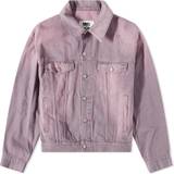 52 - Pink Overtøj Maison Margiela MM6 Overdyed Denim Sports Jacket