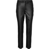 Dame - Polyester - W25 Bukser Vero Moda Vmbrenda High Waist Pants - Black