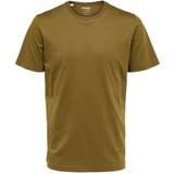 Selected Norman T-shirt - Green/Dark Olive