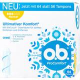 O.b. Intimhygiejne & Menstruationsbeskyttelse O.b. ProComfort Normal 64-pack
