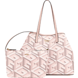 Guess Pink Håndtasker Guess Vikky G Cube Logo Shopper - Light Pink