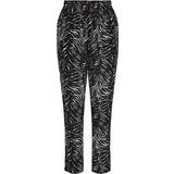 Only Zebra Tøj Only Printed Pants - Black