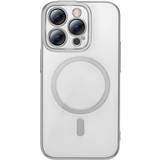 Baseus Sølv Covers & Etuier Baseus Magnetisk Cover Sølv til iPhone 14 Pro