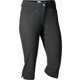 Polyester - Slids Bukser & Shorts Daily Sports Lyric Capri Pants W - Black