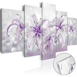 Glas - Lilla Vægdekorationer Artgeist akrylglas Purple Graces Billede