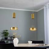 Acryl - Guld Loftlamper Lindby Eilika LED-hængelampe Pendel