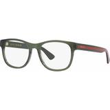 Gucci Herre - Transparent Brille Gucci GG 0004ON 011, including lenses, ROUND Glasses, MALE