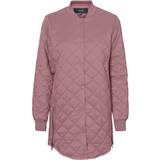 Knapper - Pink Overtøj Vero Moda Hayle Quilted Jacket - Purple/Nostalgia Rose