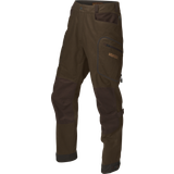 26 - Camouflage - Polyester Tøj Härkila Mountain Hunter Trousers - Green/Shadow Brown