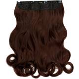 Lullabellz Thick Curly Clip in Hair Extensions 20" Brunette
