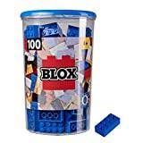 Simba 104118906 Blox Steine in Dose, Konstruktionsspielzeug, 100, blau