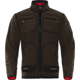 Brun - Gore-Tex Tøj Härkila Kamko Fleece Hunting Jacket - Brown/Red